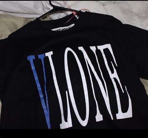 Off-White × Vlone Vlone x Off White Colette Pop Up Tee BLUE | Grailed