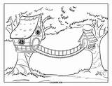 120  Treehouse Coloring Pages For Kids & Adults Free Printable PDFs sketch template