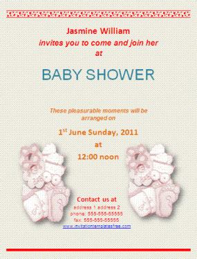 [Get 45+] Contoh Invitation Card Baby Shower