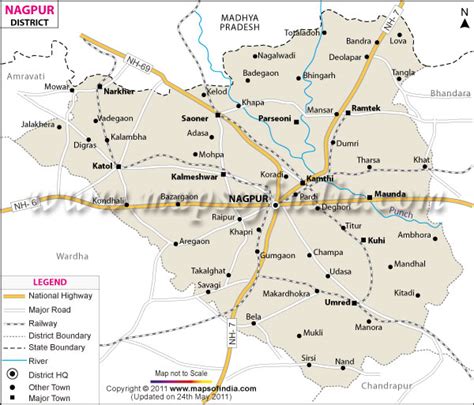 Nagpur District Map