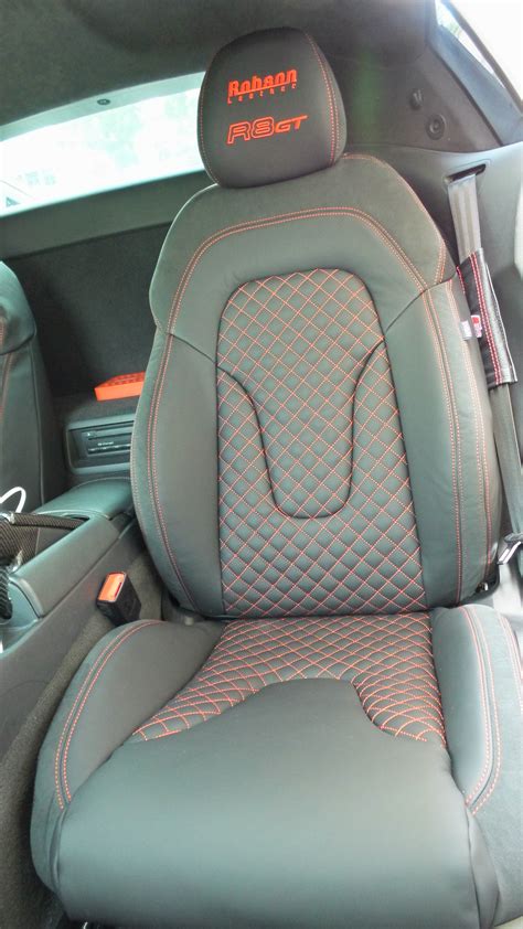 Audi R8 Premium Leather Seats Upholstery – Robson Design Carbon Fiber ...