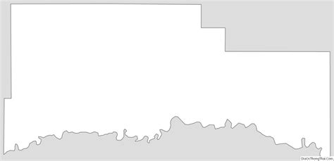 Map of Roosevelt County, Montana - Thong Thai Real