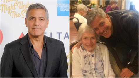 George Clooney Surprises Elderly Fan For Her Birthday