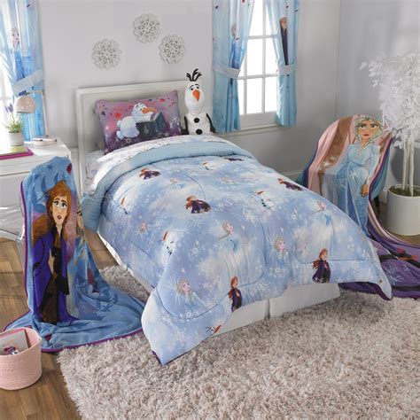 Disney's Frozen 2 Kids Twin/Full Reversible Comforter and Sham Set ...