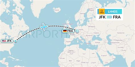 LH401 Flight Status Lufthansa: New York to Frankfurt (DLH401)