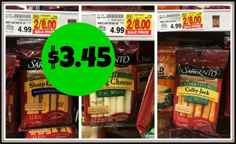 Sargento Cheese Sticks ONLY $3.45 at Kroger!! - Kroger Krazy