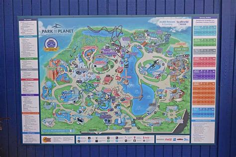 Printable Seaworld Orlando Map