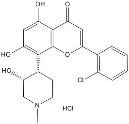 Flavopiridol hydrochloride (NSC 649890 HCl; Alvocidib hydrochloride) | CAS 131740-09-5 | AbMole ...