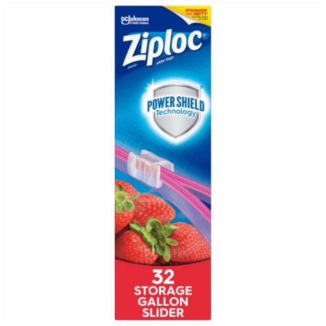 Ziploc® Gallon Slider Storage Bags, 32 ct - Fry’s Food Stores