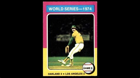 1974 World Series Game 3 Dodgers at Athletics (NBC Radio) - YouTube