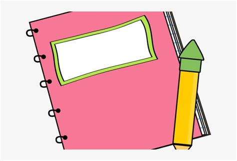 School Notebook Png Clipart Picture - Transparent Background - Clip Art ...