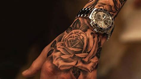 Rose Flower Hand Design Tattoos For Men HD Tattoos For Men Wallpapers | HD Wallpapers | ID #77267