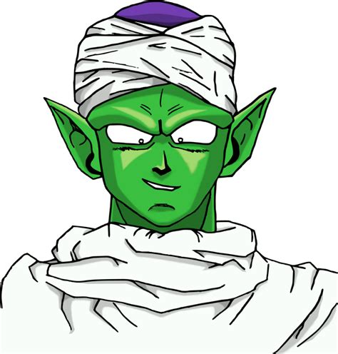 Piccolo's face finished by FloreindeiN on DeviantArt