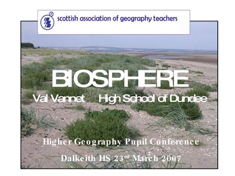 Biosphere : Sand Dune Succession | PPT