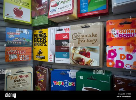 A selection of gift cards in a store in New York Stock Photo - Alamy