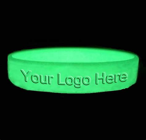 Glow In the Dark Debossed Silicone Wristband_Giftarget Inc