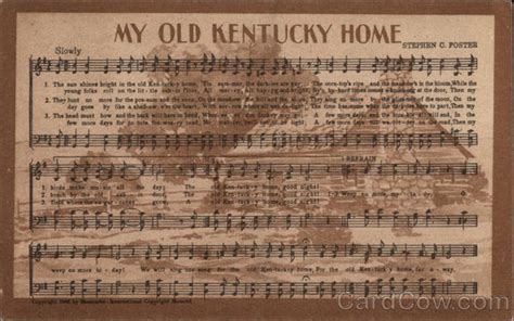 My Old Kentucky Home Songs & Lyrics