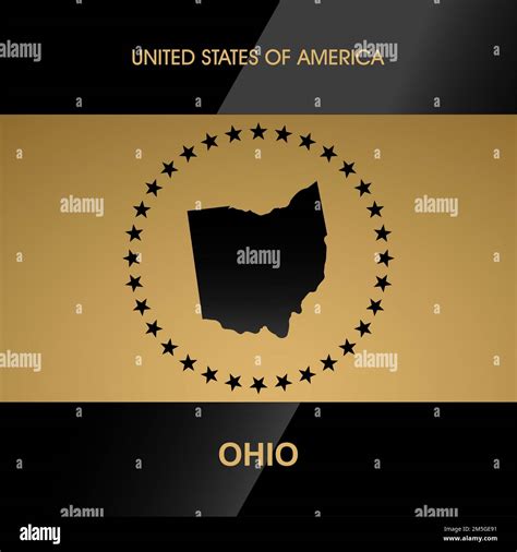 Ohio map vector background Stock Vector Image & Art - Alamy