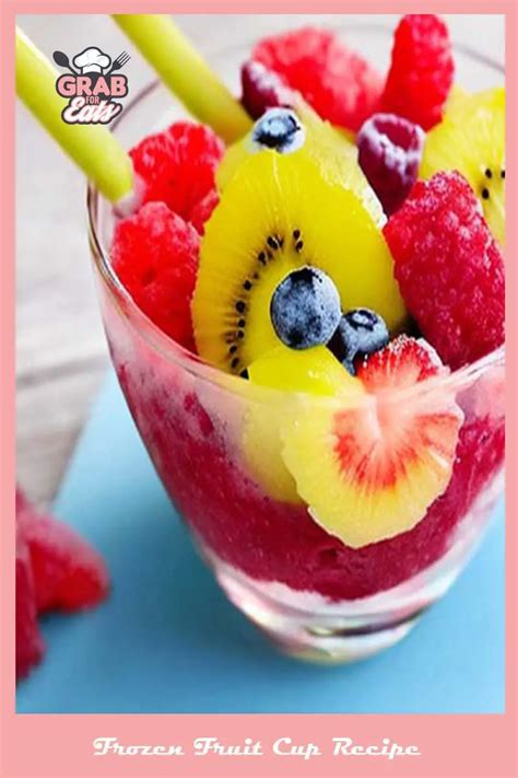 Frozen Fruit Cup Recipe || A Strawberry Fruit Cups Recipe