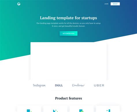 Landing Page Templates for Startups - VPS Report