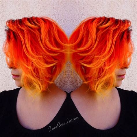 857 best Yellow & Orange Hair images on Pinterest | Colourful hair ...