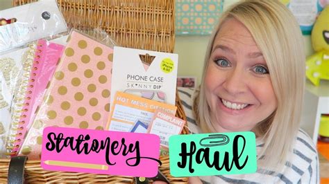 HUGE STATIONERY HAUL! - YouTube