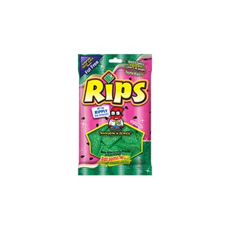 Rips Sour Strawberry Green Apple Chewy Candy 113g - London Chocolate