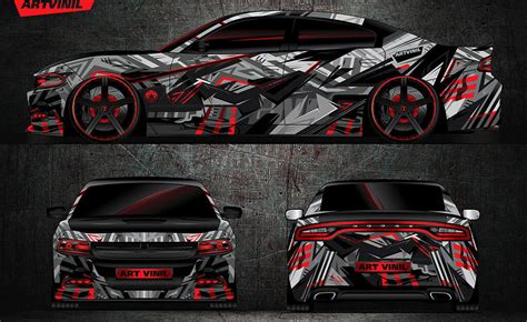 Custom Car Sticker Hood Decal Full Body Livery Vinyl Wrap Urban Camouflage - Graphics Decals