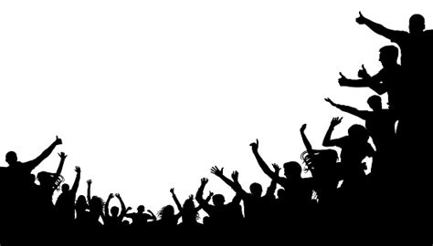 Group Of People Background Clipart Illustration Silhouette Crowd ...