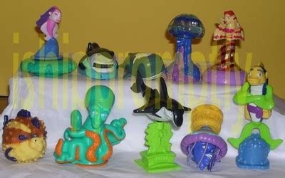 Burger King SHARK TALE toys complete set of 10 from 2004 all MIB ...