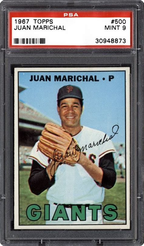 Auction Prices Realized Baseball Cards 1967 TOPPS Juan Marichal Summary