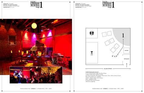 Rockwood Music Hall: Venue Package on Behance