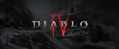 Diablo IV high res wallpaper (logo) - Created from press kit (c) Blizzard Entertainment : Diablo