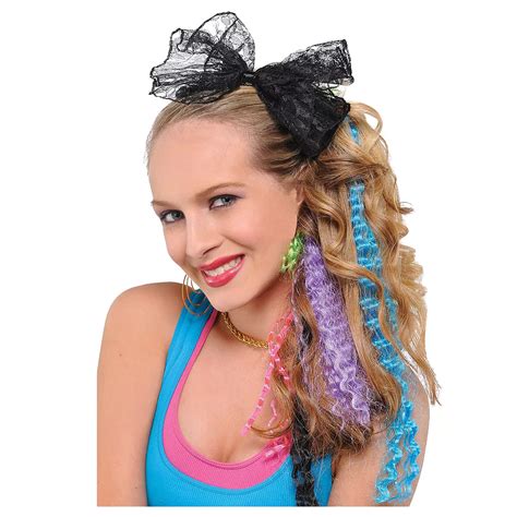 80s Crimped Hair Extensions | Party City