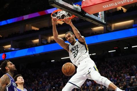 NBA : Rudy Gobert (Utah Jazz) bat le record de dunks sur une saison - L ...