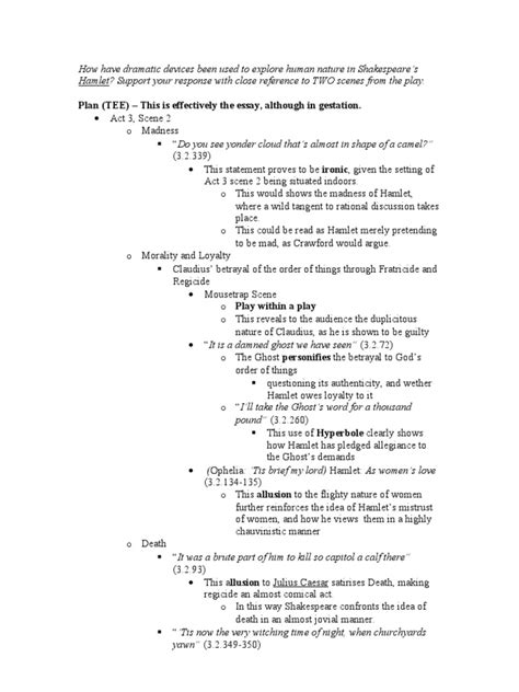 How Have Dramatic Devices Been Used To Explore Human Nature in ...