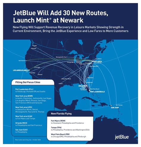 JetBlue Plans Major Expansion With 30 New Routes (Full List) - Live and Let's Fly