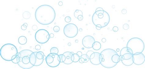 Realistic soap bubbles. Png Bubbles are located on a transparent background. Flying soap bubbles ...