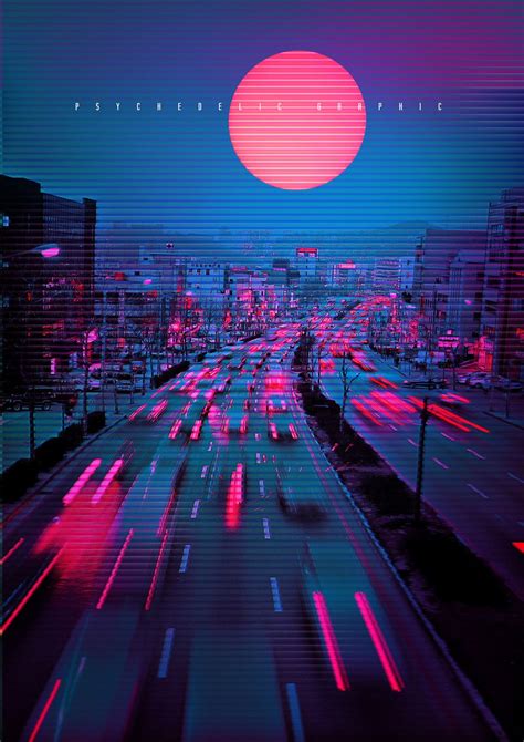 Neon City on Behance | Vaporwave wallpaper, Aesthetic wallpapers, Neon ...