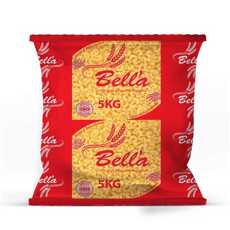 Pasta Premium Quality 5Kg Bella Brand, ISO 9001 Certified - Boom Plus