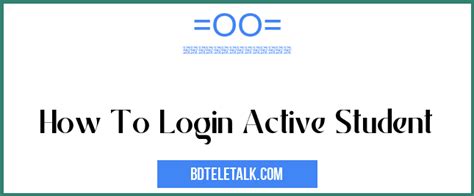 How To Login Active Student