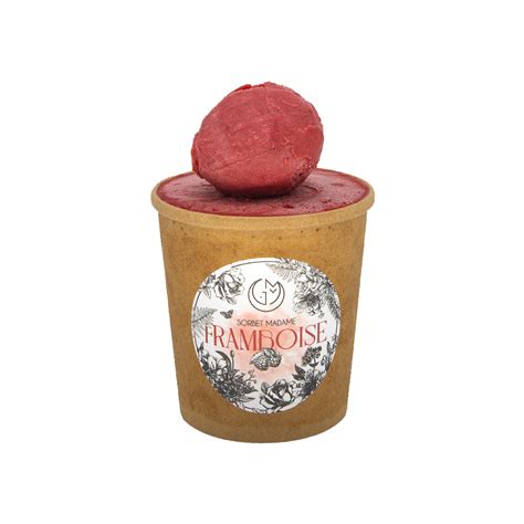 Sorbet Framboise | Glacerie Madame Monsieur