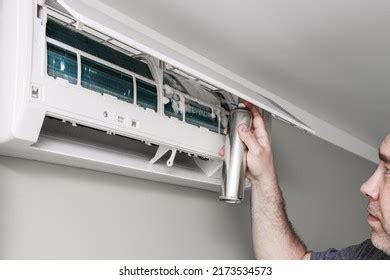 Air Conditioner Cleaning Spray Foam Cleaner Stock Photo 2173534573 | Shutterstock