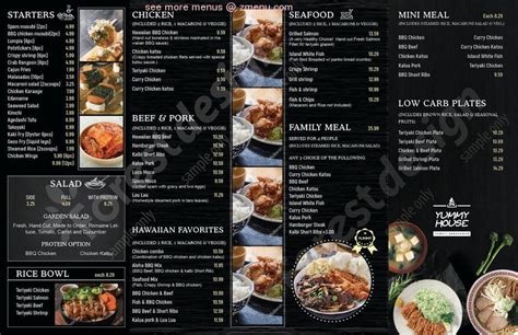 Menu at Yummy House BBQ, Brentwood