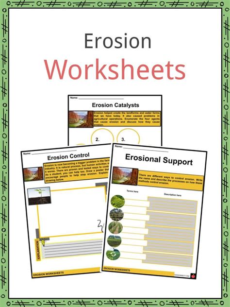 Erosion Facts, Worksheets, Causes & Effects For Kids