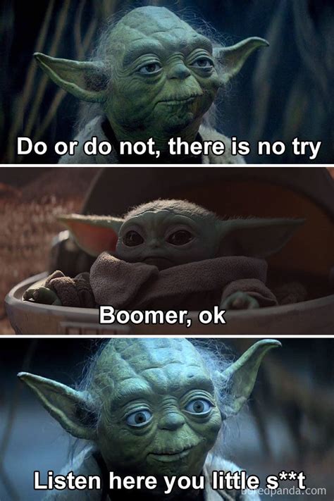 Funny star wars memes, Yoda meme, Yoda funny