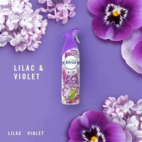 Febreze Odor-Eliminating Air Freshener Spray, Lilac and Violet, 2 ct - Walmart.com
