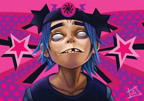 ArtStation - Gorillaz Fan art ( 2-D )