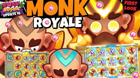 *FIRST LOOK* MONK IS ABOUT TO TAKE OVER RUSH ROYALE !! - YouTube