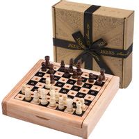 Travel Chess Set | Wooden Chess Board & Pieces